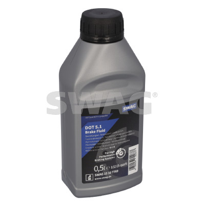 SWAG 33 10 7769 Υγρά φρένων for ABARTH ACURA ALFA ROMEO AUDI BMW BYD CHEVROLET CHRYSLER CITROËN CUPRA DACIA DAEWOO DAF DAIHATSU 